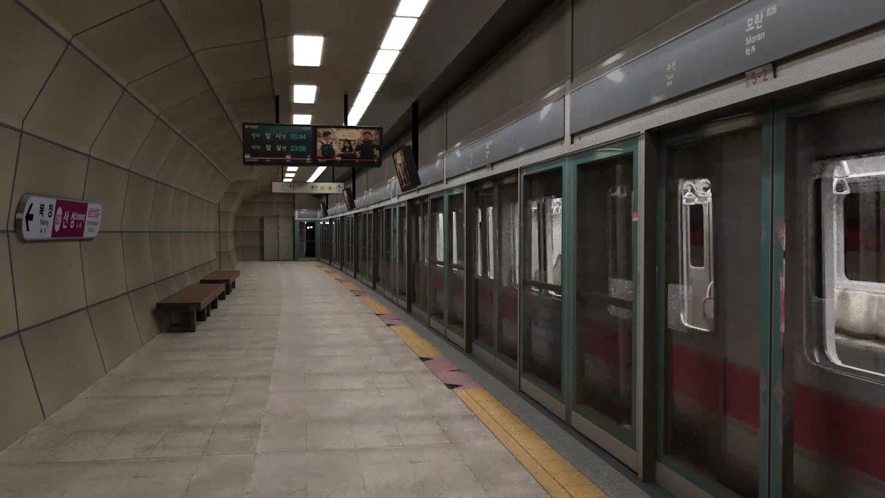 Seoul Subway Line 8 animation video thumbnail